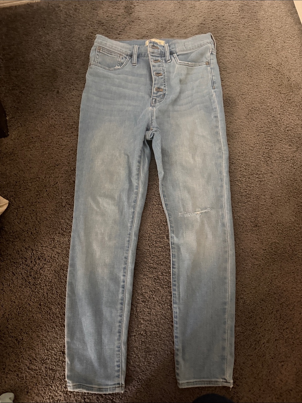 Madewell Light Blue Button-Fly Jeans